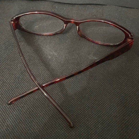 Translucent brown with rhinestones readers +2.5 - Picture 3 of 8